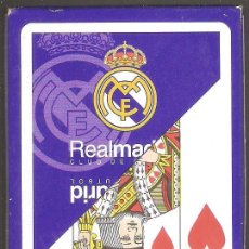 Barajas de cartas: 1 BARAJA DE CARTAS ANTIGUA REAL MADRID EN BUEN ESTADO 55 CARTAS POKER FOURNIER