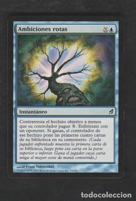 Barajas de cartas: MAGIC THE GATHERING : AMBICIONES ROTAS ( COUNTER ) - Foto 1