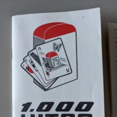 Barajas de cartas: BARAJA HERACLIO FOURNIER 1000 KILÓMETROS LA CANASTA DE LA CARRETERA AÑO 1966 102 CARTAS INCOMPLETA