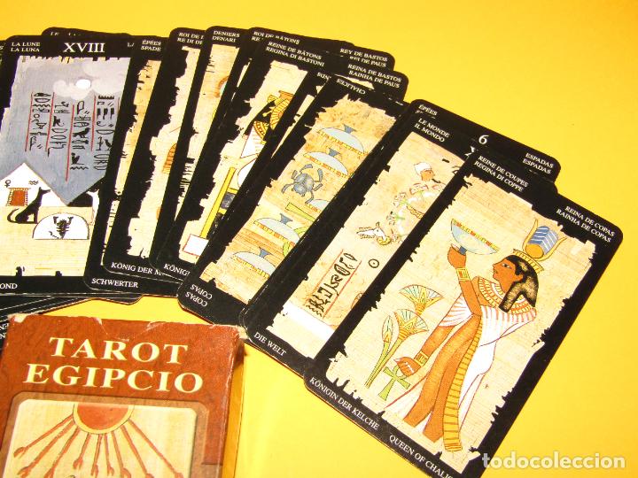 Barajas de cartas: TAROT EGIPCIO, 2000 Completo y Nuevo - Foto 2