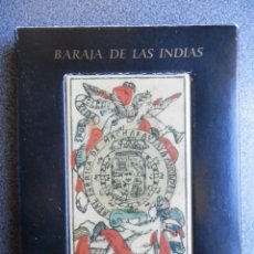 Barajas de cartas: BARAJA ESPAÑOLA LLAMADA DE LAS INDIAS NUEVA - EDICIONES RBA AÑO 2005 REPRODUCCIÓN DE LA DEL S XVIII. Lote 313881628