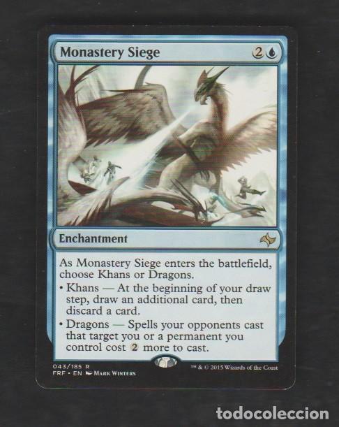 Barajas de cartas: MAGIC THE GATHERING : ASEDIO AL MONASTERIO ( CANTRY ) - Foto 1