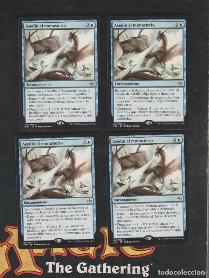 Barajas de cartas: MAGIC THE GATHERING : PLAYSET , ASEDIO AL MONASTERIO ( CANTRY ) - Foto 1