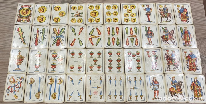 Barajas de cartas: Antigua Baraja De Naipes Comas - Foto 2