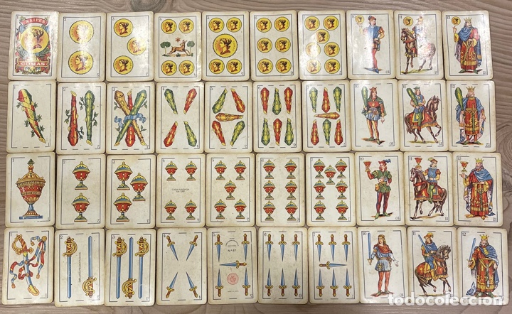 Barajas de cartas: Antigua Baraja De Naipes Comas - Foto 1