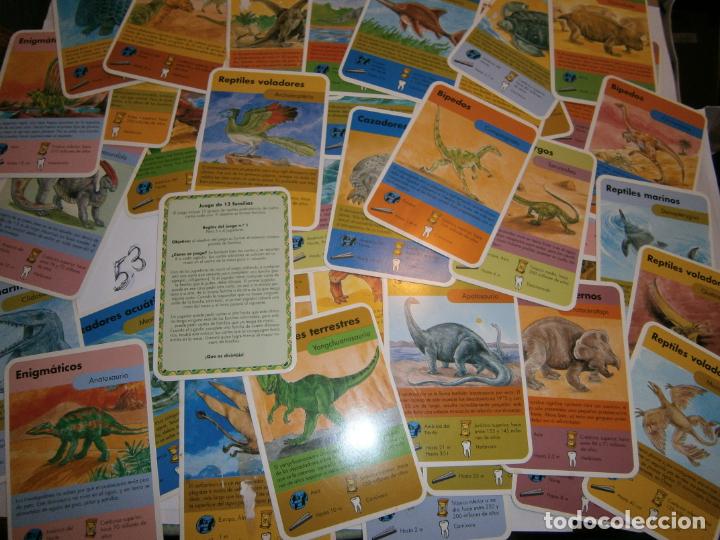 Barajas de cartas: GRAN LOTE DE CARTAS DE DINOSAURIOS - Foto 1