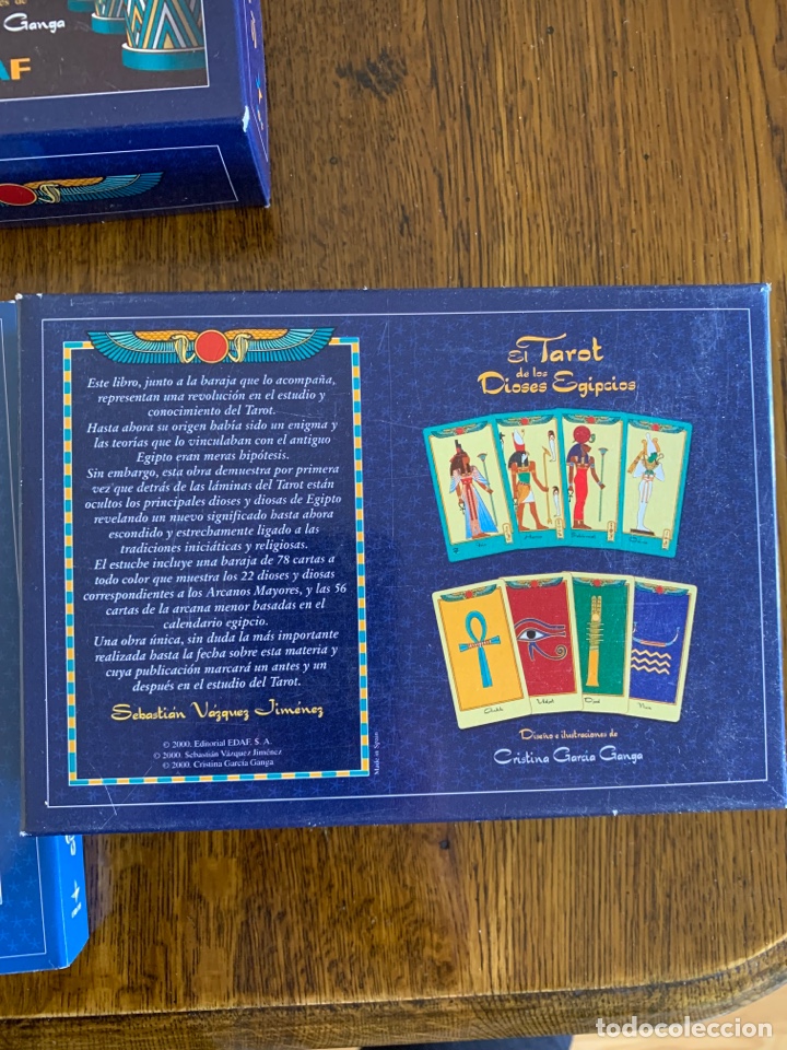 Barajas de cartas: Libro y cartas del tarot de los dioses egipcios - Foto 3