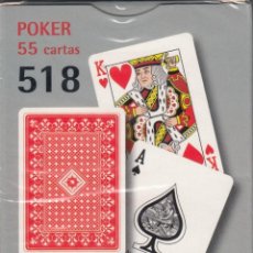 Barajas de cartas: (25) BARAJA NAIPES MAESTROS NAIPEROS - POKER 518 - 55 CARDS. ESPECIAL CASINO. PRECINTADA. Lote 323432533
