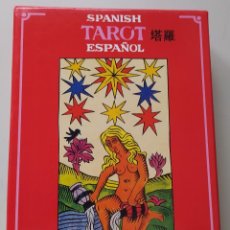 Barajas de cartas: SPANISH TAROT ESPAÑOL DE FOURNIER. BILINGÜE. 78 NAIPES.. Lote 327734328