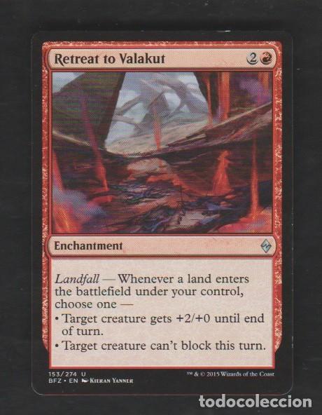 Barajas de cartas: MAGIC THE GATHERING : RETIRADA A VALAKUT ( CANTRY ) - Foto 1