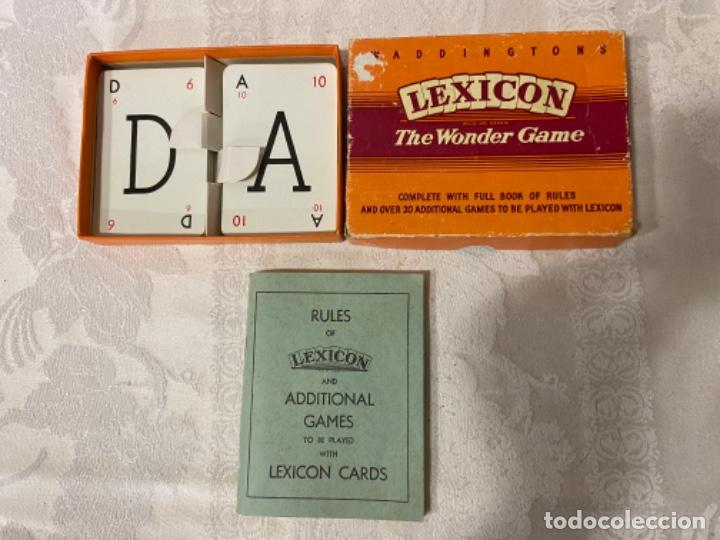 Barajas de cartas: C-32. Juego de cartasLexicon de waddingtons. London - Foto 1