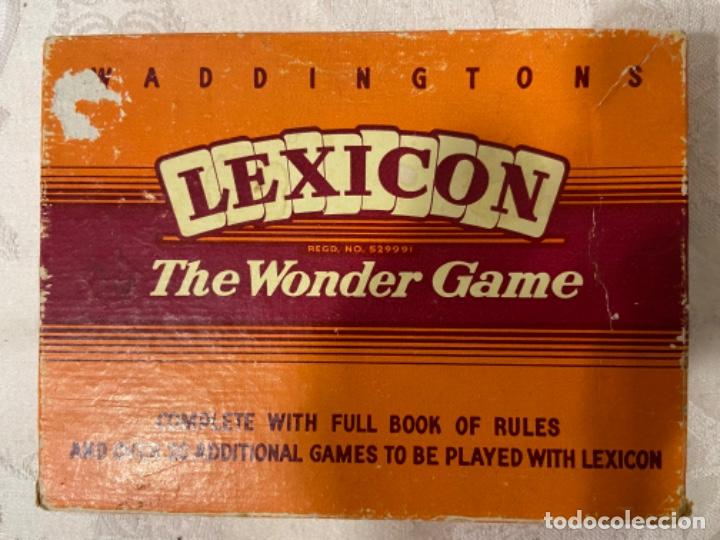 Barajas de cartas: C-32. Juego de cartasLexicon de waddingtons. London - Foto 2