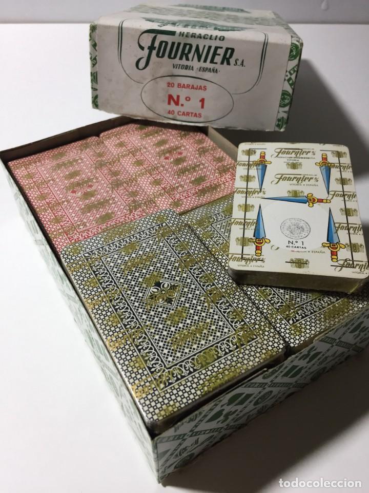 Barajas de cartas: FOURNIER CAJA 20 MAZOS NUM 1 - Foto 2