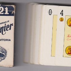 Barajas de cartas: BARAJA ESPAÑOLA. HERACLIO FOURNIER Nº 21. AÑO 1962