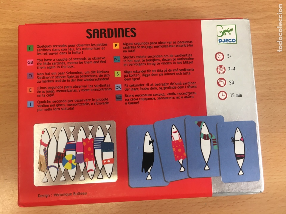 Barajas de cartas: Sardines juego de cartas - Foto 2