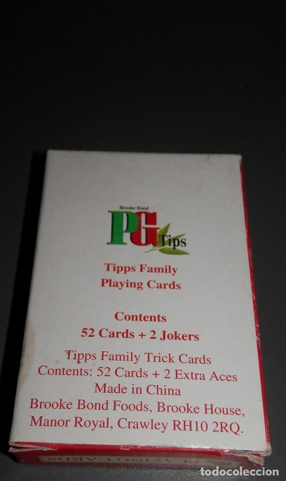 Barajas de cartas: BARAJA DE CARTAS DE LA MARCA PG TIPS - Foto 3