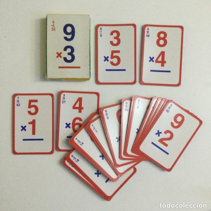 Barajas de cartas: Baraja infantil. Multiplicar. Completa - Foto 1