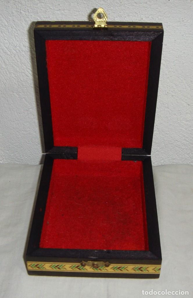 Barajas de cartas: Caja para cartas de Taracea. - Foto 3