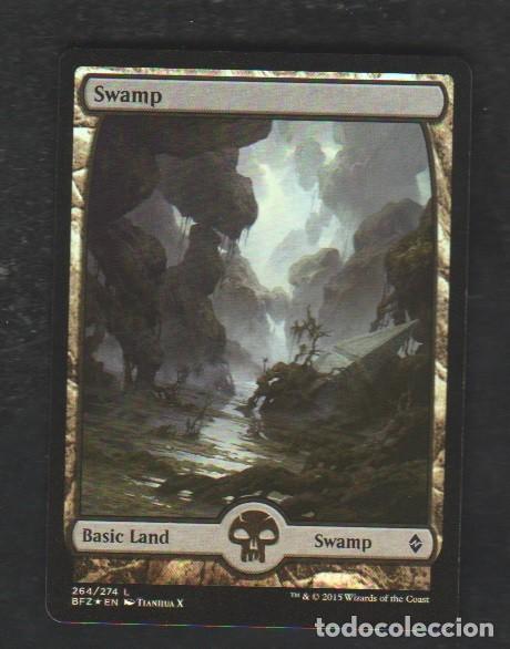 Barajas de cartas: MAGIC THE GATHERING : PANTANO ( TIERRA ) - Foto 1