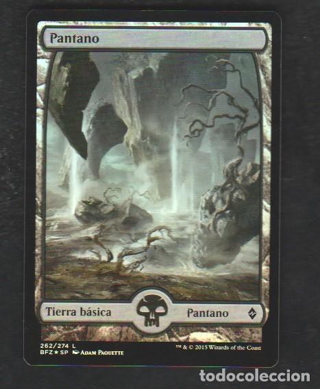 Barajas de cartas: MAGIC THE GATHERING : PANTANO ( TIERRA ) - Foto 1