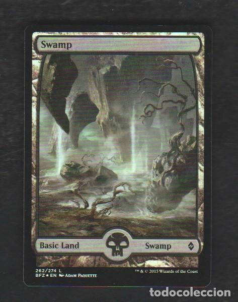 Barajas de cartas: MAGIC THE GATHERING : PANTANO ( TIERRA ) - Foto 1