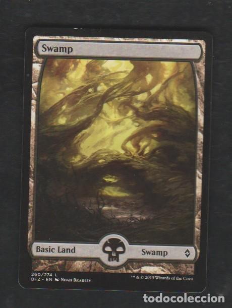 Barajas de cartas: MAGIC THE GATHERING : PANTANO ( TIERRA ) - Foto 1
