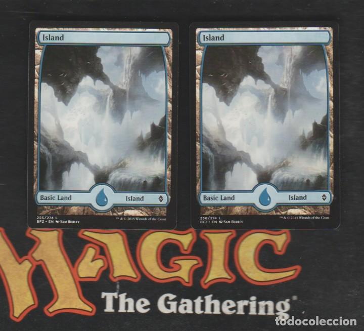 Barajas de cartas: MAGIC THE GATHERING : PAREJA ISLA ( TIERRA ) - Foto 1