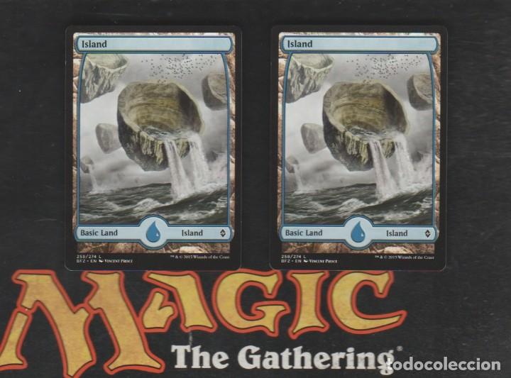 Barajas de cartas: MAGIC THE GATHERING : PAREJA ISLA ( TIERRA ) - Foto 1