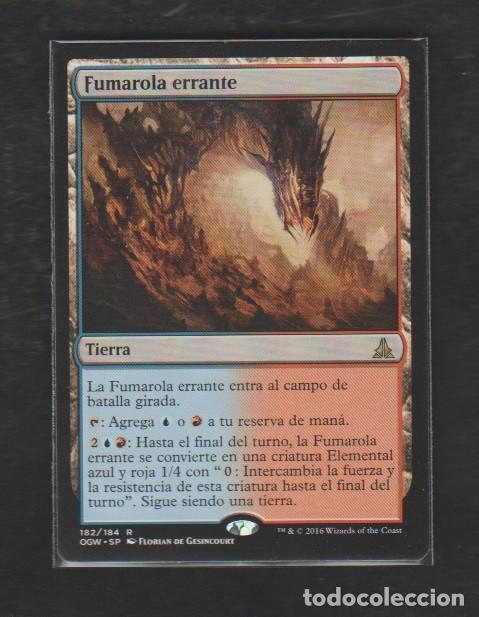 Barajas de cartas: MAGIC THE GATHERING : FUMAROLA ERRANTE ( TIERRA ) - Foto 1