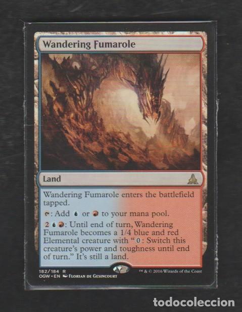 Barajas de cartas: MAGIC THE GATHERING : FUMAROLA ERRANTE ( TIERRA ) - Foto 1