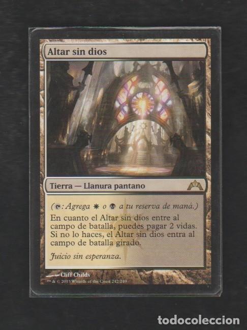 Barajas de cartas: MAGIC THE GATHERING : ALTAR SIN DIOS ( TIERRA ) - Foto 1