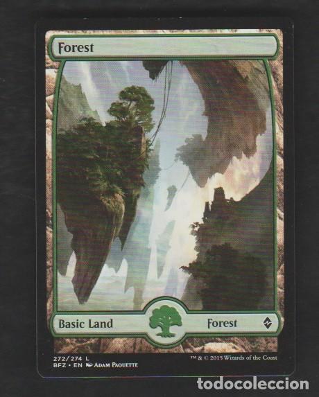 Barajas de cartas: MAGIC THE GATHERING : BOSQUE ( TIERRA ) - Foto 1