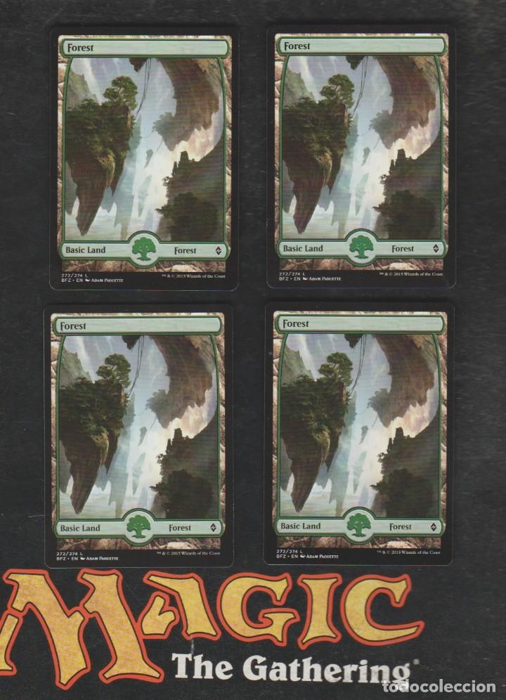 Barajas de cartas: MAGIC THE GATHERING : PLAYSET BOSQUE ( TIERRA ) - Foto 1