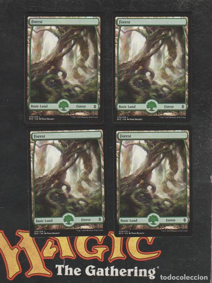 Barajas de cartas: MAGIC THE GATHERING : PLAYSET BOSQUE ( TIERRA ) - Foto 1