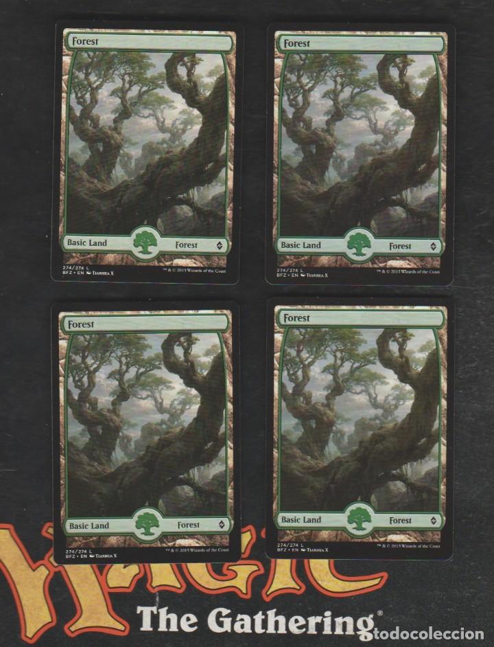 Barajas de cartas: MAGIC THE GATHERING : PLAYSET BOSQUE ( TIERRA ) - Foto 1