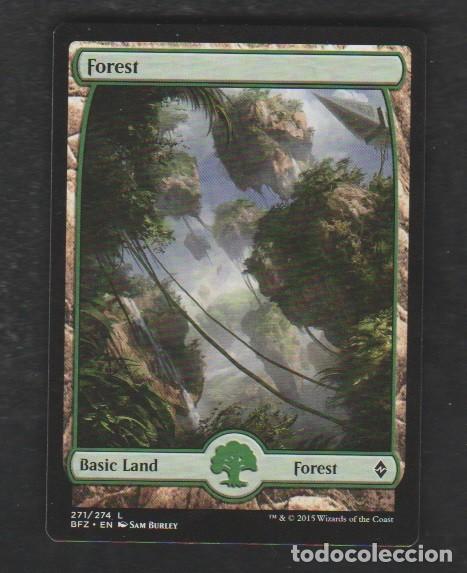 Barajas de cartas: MAGIC THE GATHERING : BOSQUE ( TIERRA ) - Foto 1