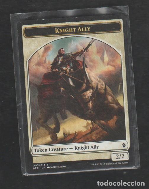 Barajas de cartas: MAGIC THE GATHERING : CABALLERO ALIADO ( TOKEN ) - Foto 1