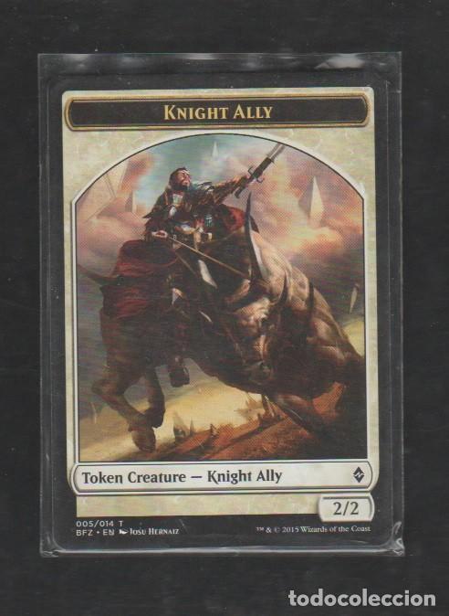 Barajas de cartas: MAGIC THE GATHERING : CABALLERO ALIADO ( TOKEN ) - Foto 1