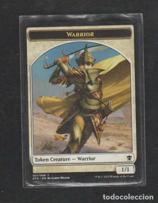 Barajas de cartas: MAGIC THE GATHERING : GUERRERO ( TOKEN ) - Foto 1
