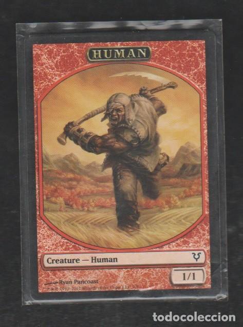 Barajas de cartas: MAGIC THE GATHERING : HUMANO ( TOKEN ) - Foto 1