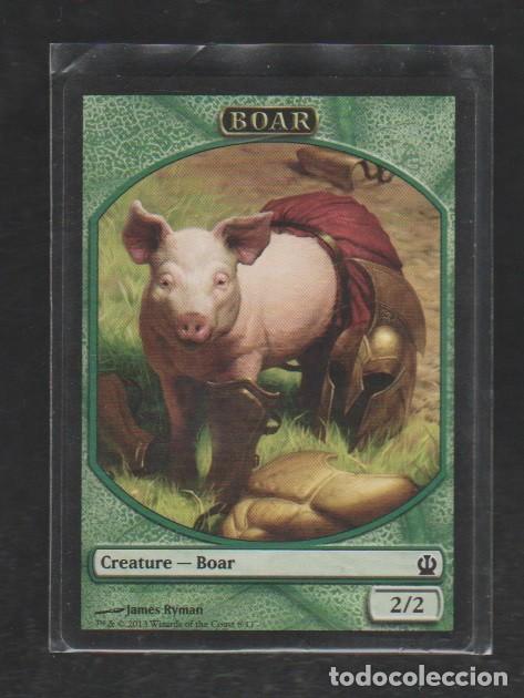 Barajas de cartas: MAGIC THE GATHERING : JABALI ( TOKEN ) - Foto 1