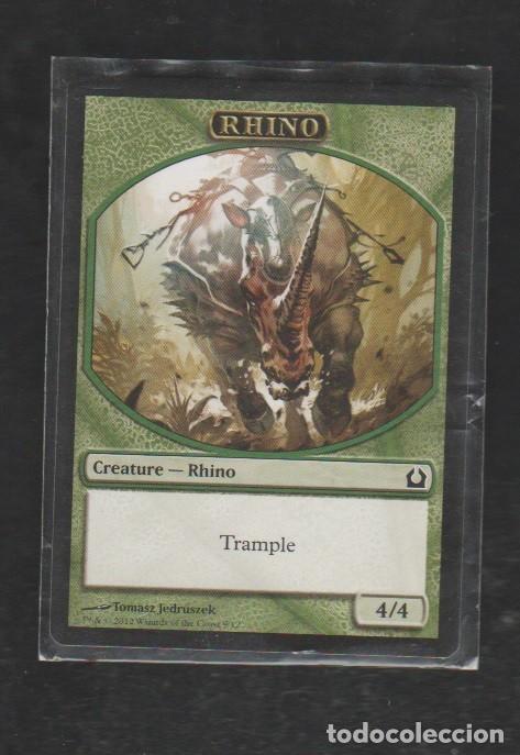 Barajas de cartas: MAGIC THE GATHERING : RINOCERONTE ( TOKEN ) - Foto 1
