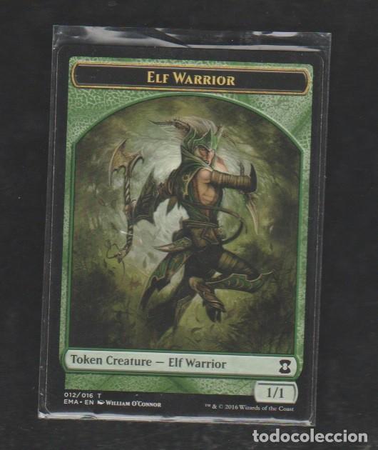 Barajas de cartas: MAGIC THE GATHERING : GUERRERO ELFO ( TOKEN ) - Foto 1