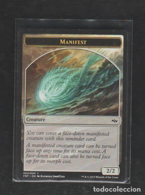 Barajas de cartas: MAGIC THE GATHERING : MANIFIESTO ( TOKEN ) - Foto 1