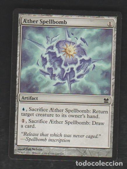Barajas de cartas: MAGIC THE GATHERING : BOMBAHECHIZO DE ETER ( ARTEFACTO ) - Foto 1