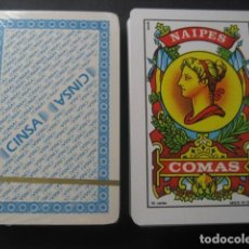 Barajas de cartas: BARAJA ESPAÑOLA COMAS. CINSA. Lote 351295929