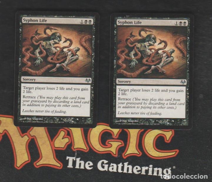 Barajas de cartas: MAGIC THE GATHERING : PAREJA , EXTRAER VIDA ( BURN ) - Foto 1