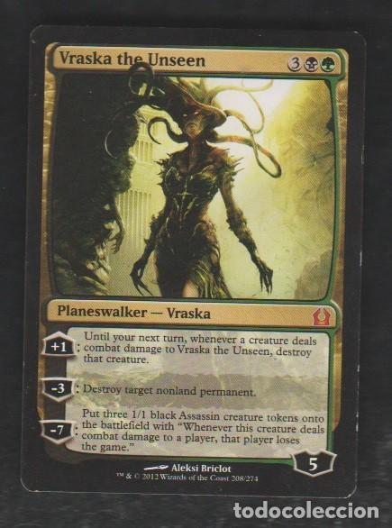 Barajas de cartas: MAGIC THE GATHERING : VRASKA LA INVISIBLE ( PLANESWALKER ) - Foto 1