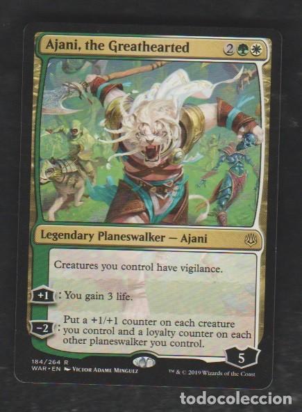 Barajas de cartas: MAGIC THE GATHERING : AJANI ,EL DE CORAZON GRANDE ( PLANESWALKER ) - Foto 1