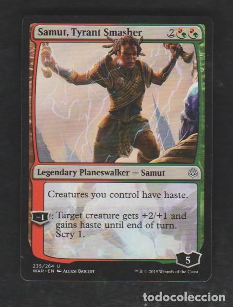 Barajas de cartas: MAGIC THE GATHERING : SAMUT , APLASTATIRANOS ( PLANESWALKER ) - Foto 1